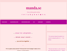 Tablet Screenshot of manda.se